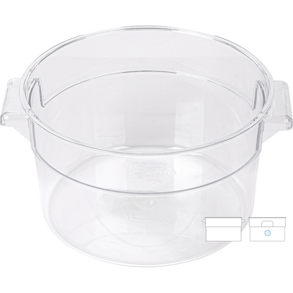 Lebensmittelbehälter Transparentes Polycarbonat